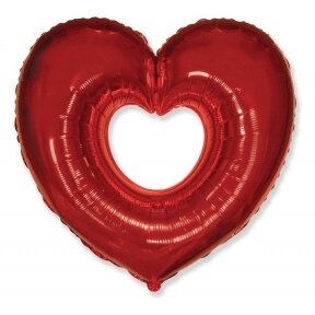 Balionas širdis širdyje :-), 61 cm