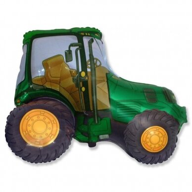 Balionas traktorius, 75 cm x 94 cm, žalias