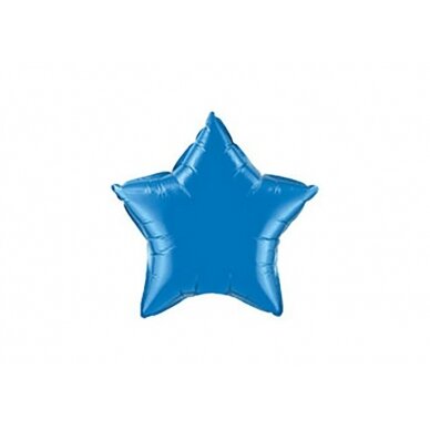 Balionas "Žvaigždė", tamsiai mėlyna metalik, 45cm