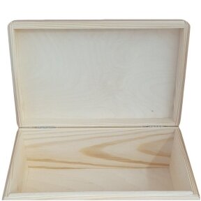 Krikšto dėžė iš medienos "Vaikystės skrynelė", 35cm x 24cm