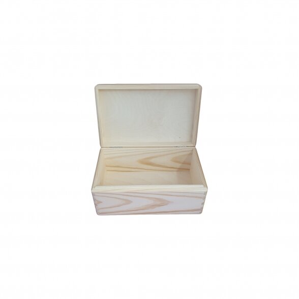Krikšto dėžė iš medienos "Krikšto prisiminimų dėžutė", 35cm x 24cm 1