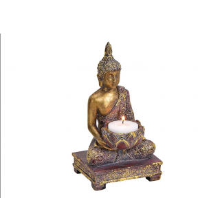 Žvakidė Buda (10 cm x 15 cm x 9  cm)
